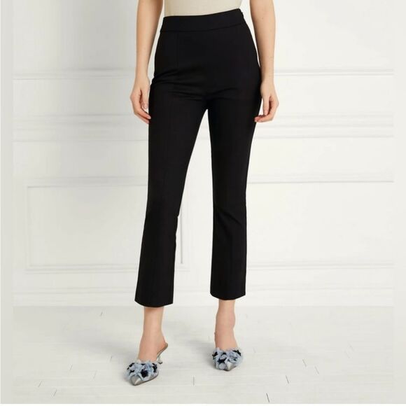 Hill House Black Stretch The Claire Cropped Pant Small NWT - Picture 2 of 13